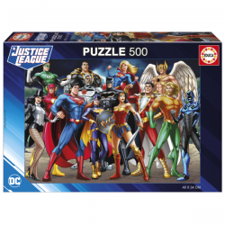 PUZZLE 500 JUSTICE LEAGUE DC COMICS