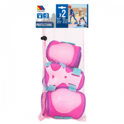 SET DE PROTECCIONES ROSA