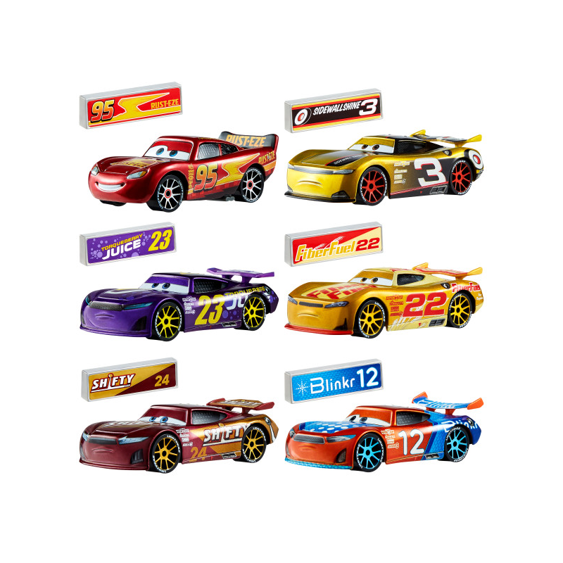 DISNEY PIXAR CARS COCHE METALICO NASCAR SURTIDO