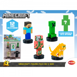 MINECRAFT FIGURA PACK DE 5 SDO BLISTER