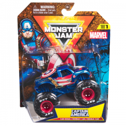 MONSTER JAM SURTIDO VEHICULO MARVEL 1:64