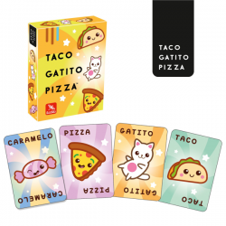 TACO, GATITO , PIZZA