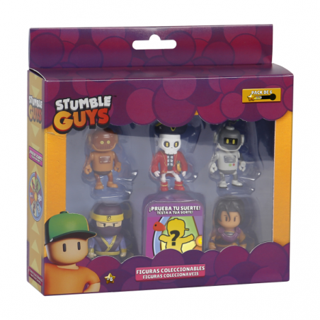 Stumble guys figura pack de 6 epic collection surtido