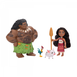 SET DE REGALO VIANA & MAUI DE 15 CM DISNEY VAIANA II