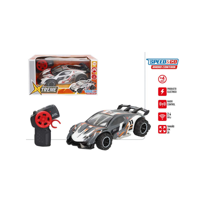 XTREME COCHE RC RALLYE OFFROAD 20CM SPEED AND GO SURTIDO