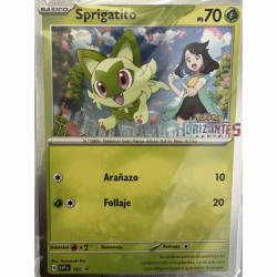 Sprigatito promo card pokemon