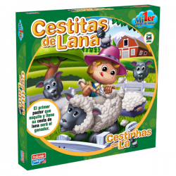 Juego cestitas de lana