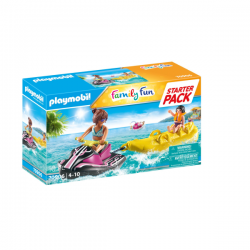 STARTER PACK MOTO DE AGUA CON BOTE BANANAS PLAYMOBIL STARTER PACK