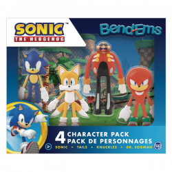 BEND-EM SONIC THE HEDGEHOG 4 PACK