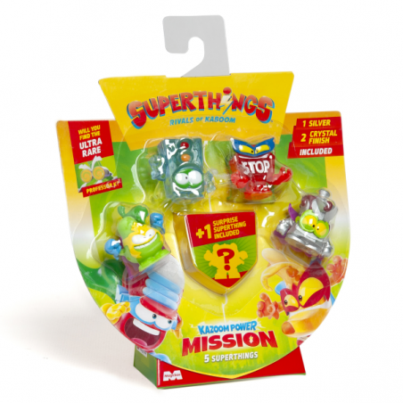 Superthings kazoom power mission 5 pack surtido