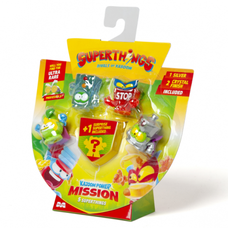 Superthings kazoom power mission 5 pack surtido