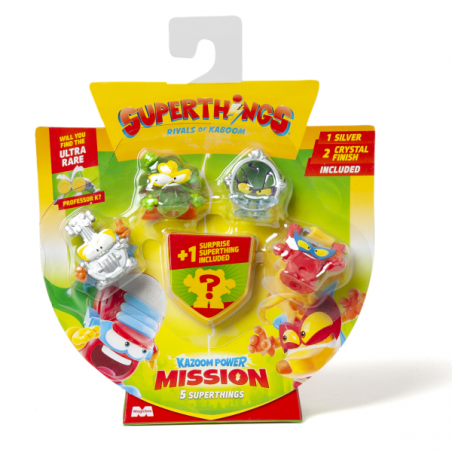 Superthings kazoom power mission 5 pack surtido