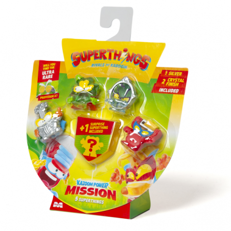 Superthings kazoom power mission 5 pack surtido