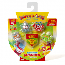 Superthings kazoom power mission 5 pack surtido