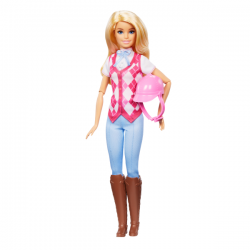 BARBIE MUÑECA JINETE EQUITACION