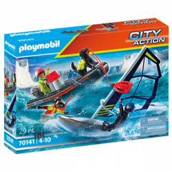 RESCATE MARITIMO: RESCATE POLAR CON BOTE PLAYMOBIL CITY ACTION