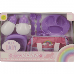 SET NURSERY BIBERONES CON ORINAL VIOLETA