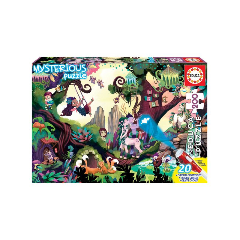 PUZZLE 200 PIEZAS BOSQUE MAGICO MYSTERIOUS PUZZLE