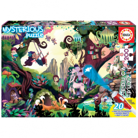 PUZZLE 200 PIEZAS BOSQUE MAGICO MYSTERIOUS PUZZLE