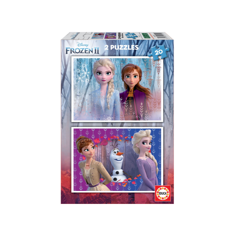 PUZZLE 2X20 PIEZAS FROZEN 2