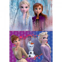 Puzzle 2x20 piezas frozen 2